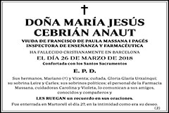 María Jesús Cebrían Anaut